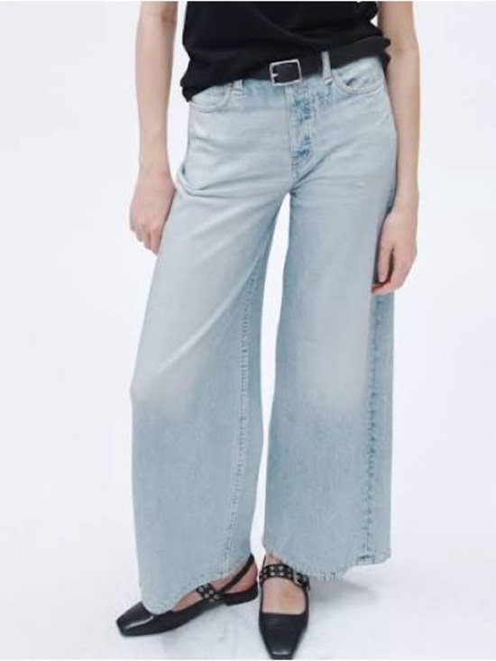 rag & bone Denim - rag & bone Miramar Sofie Wide Leg Pants Cotton Terry